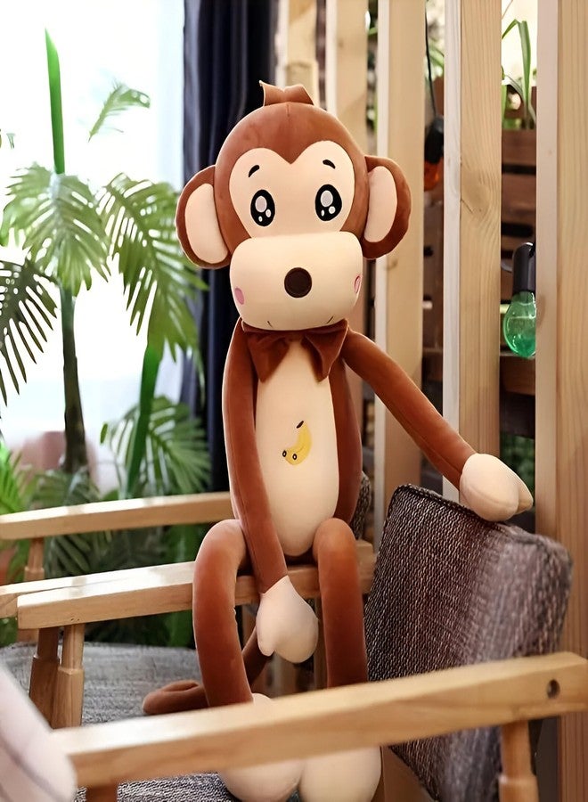 Tickles Monkey Soft Stuffed Plush Animal Toy for Kids Boys & Girls Birthday Gift (Color: Brown Size: 35 cm) - Image 1